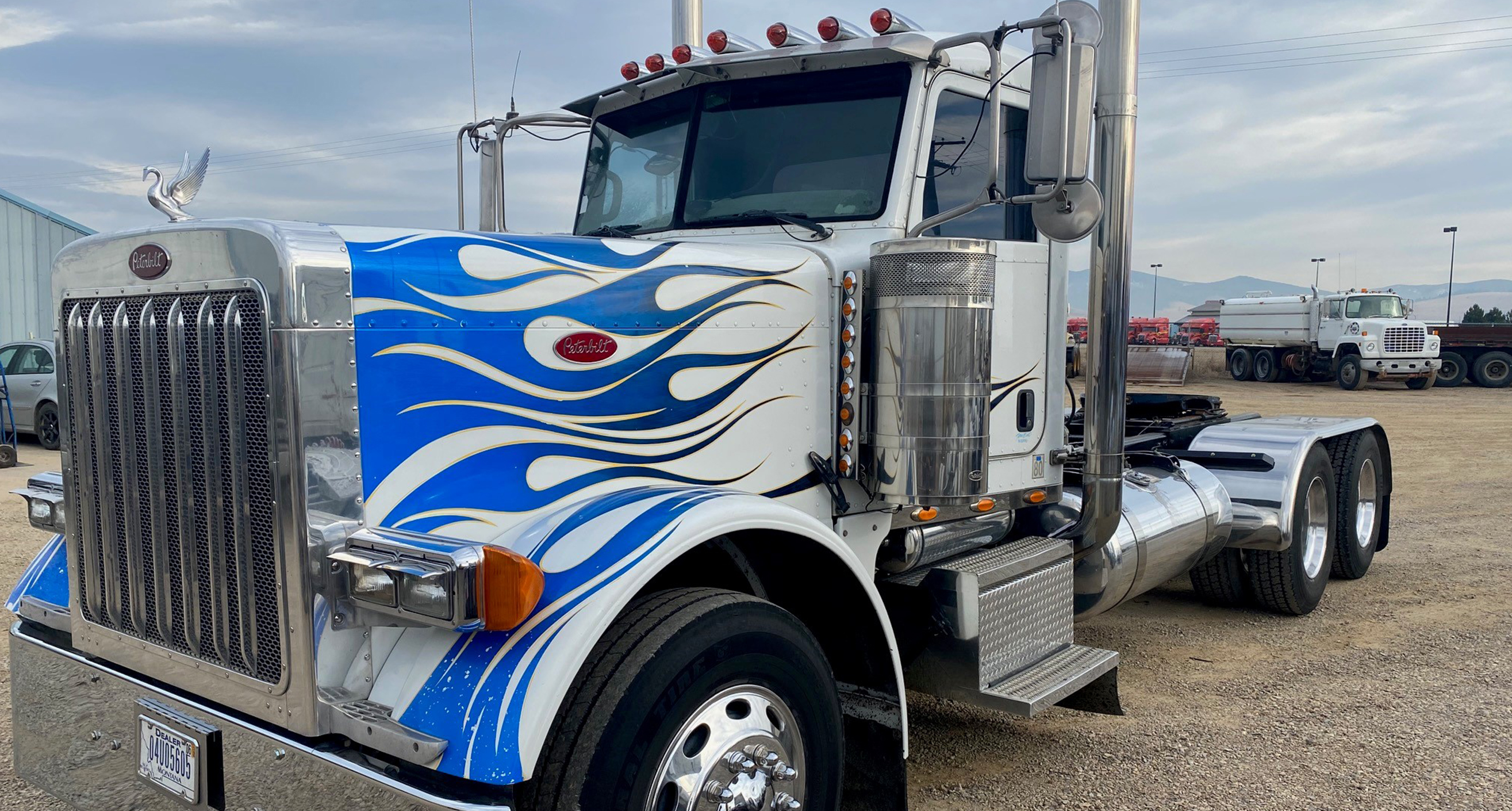 Pete Flames Truck